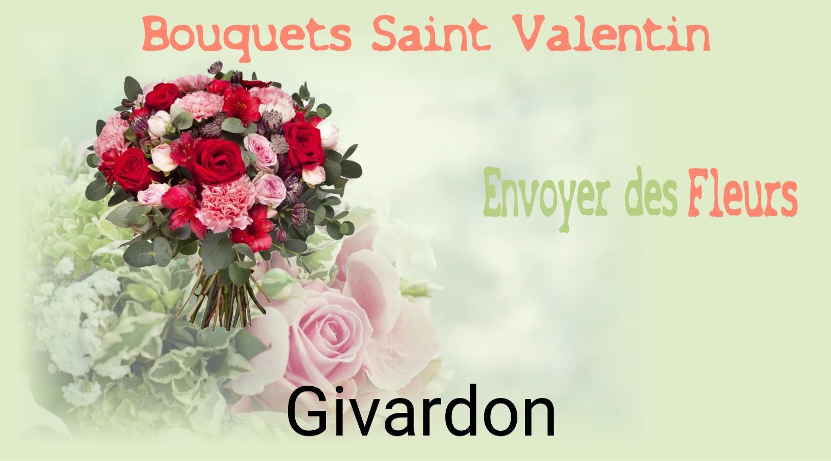 Roses de Saint-Valentin livrées à Givardon